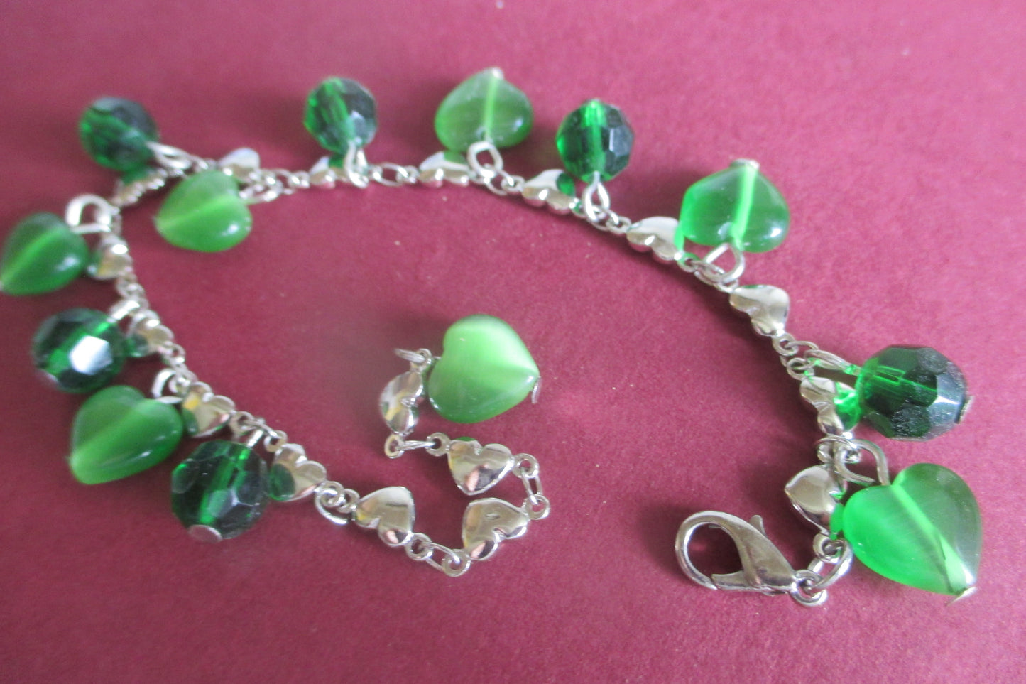 Green glass Bracelet