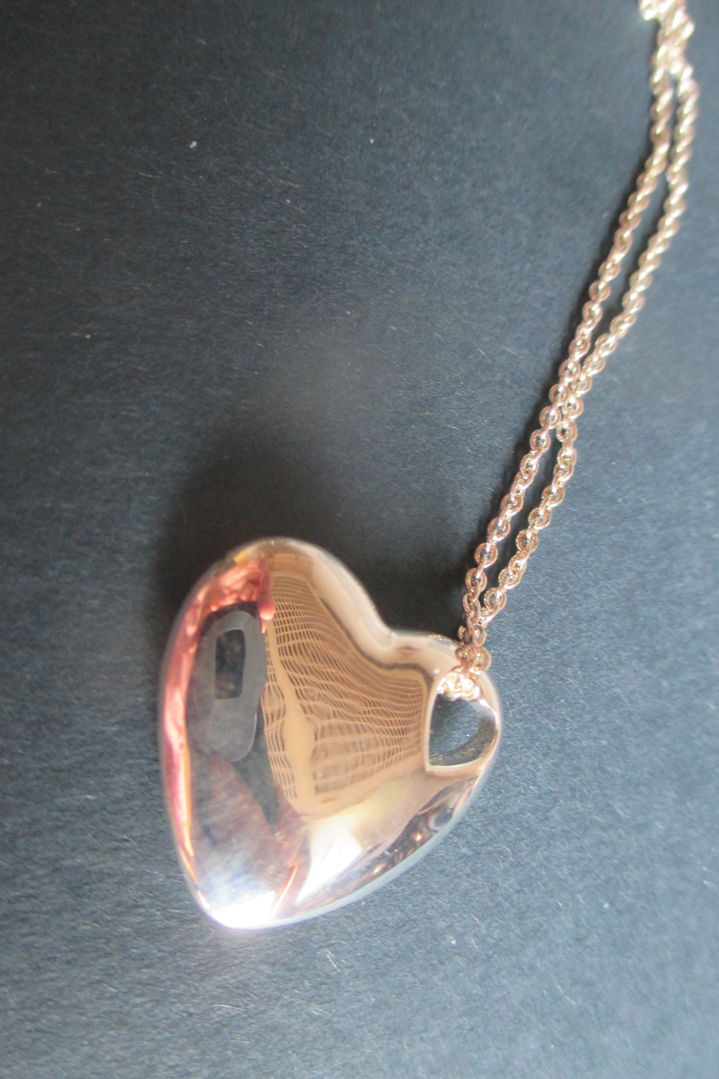 Silver hearts pendant