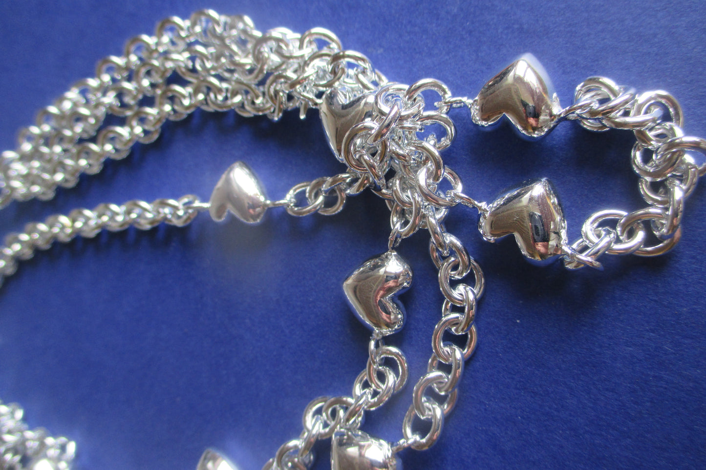 Heart chain necklace