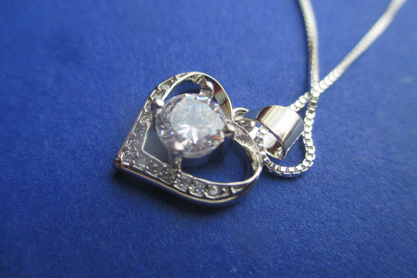 Silver heart pendant