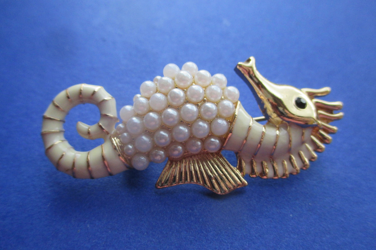 Sea horse broach